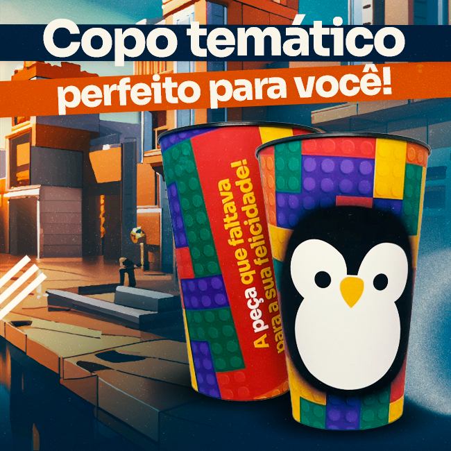 Copo Temático Lego