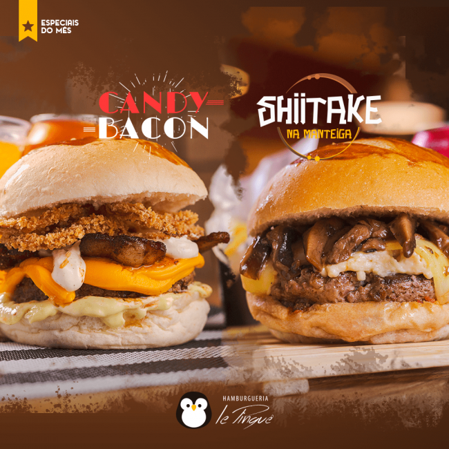 Especiais do Mês - Candy Bacon e Shiitake na Manteiga