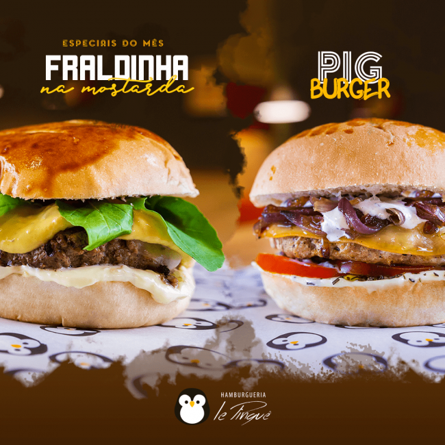 Especiais do Mês - Fraldinha na Mostarda e Pig Burger