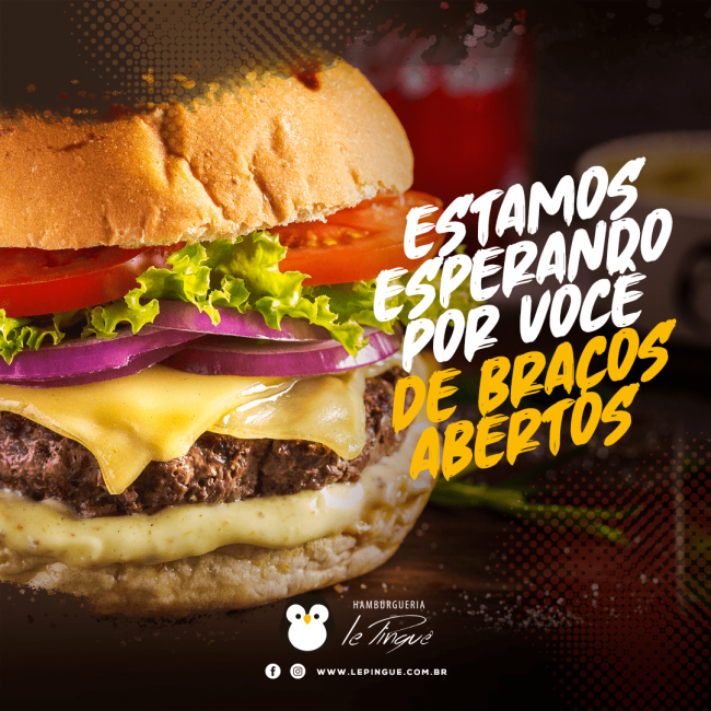 Estamos esperando por você de braços abertos